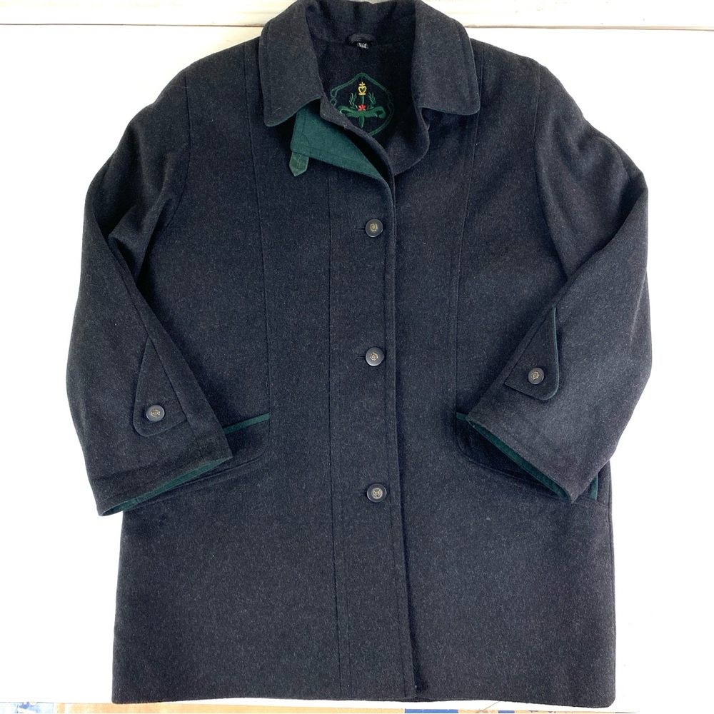 LODEN WOOL & ALPACA Women  WINTER WARM Dress Over COAT 20